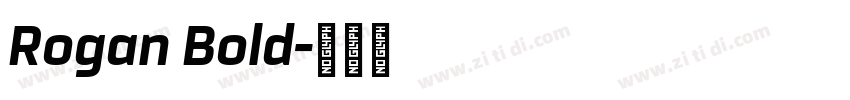 Rogan Bold字体转换